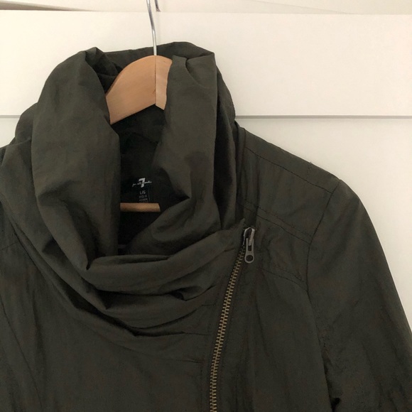 ❌ SOLD ❌ 7 For All Mankind Nylon Bomber Jacket - Picture 6 of 7